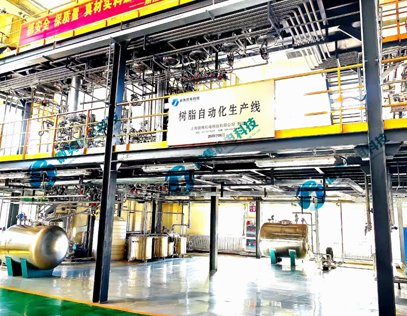 祝賀公司承建的自動(dòng)化樹(shù)脂生產(chǎn)線試車完成